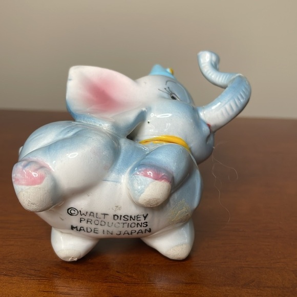 Vintage DISNEYLAND Dumbo Figurine Made in JAPAN Repaired Retro Collectible - Picture 6 of 8